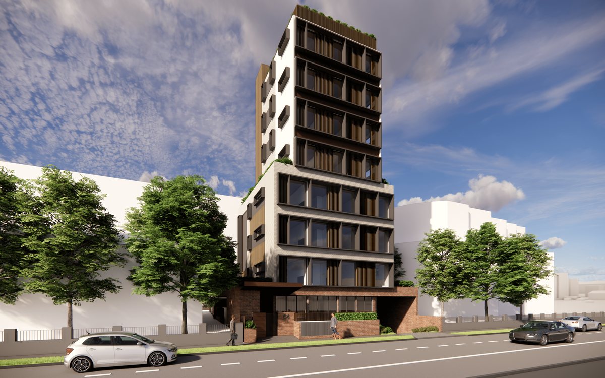 Seven-storey co-living development